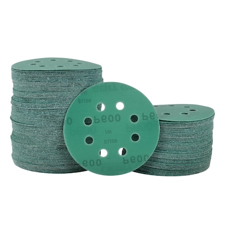 Legit Grit 5 inch Sand paper Disc, 8-Hole, 600 Grit, 150PK LG5-8600-150